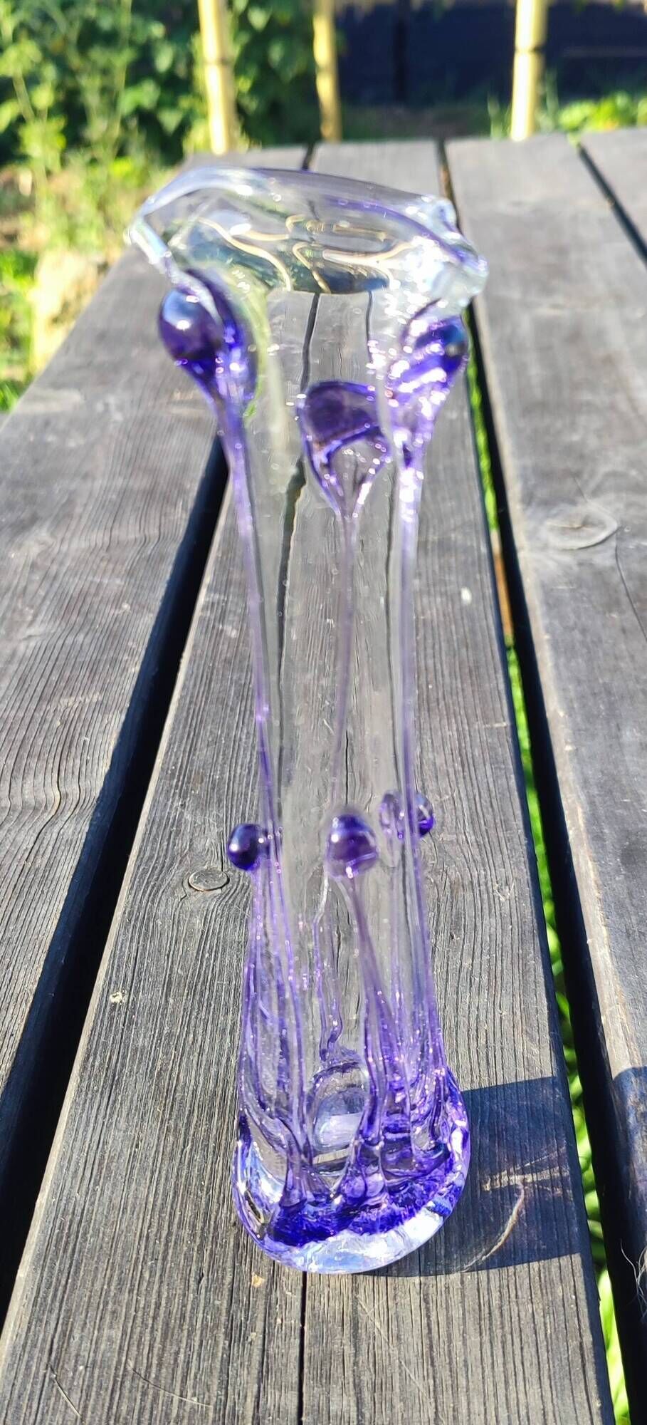 Volcan soliflore vase Laurent Lesiourd art
