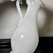 Pichet Opaline Baccarat / Saint Louis 19ème siècle