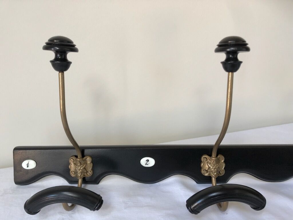 Old wall coat rack