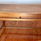 Table de ferme ancienne en bois de hêtre XIXème