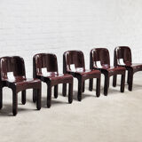 'Universale' Chairs model 4869 by Joe Colombo for Kartell, Set of 5, 1970s