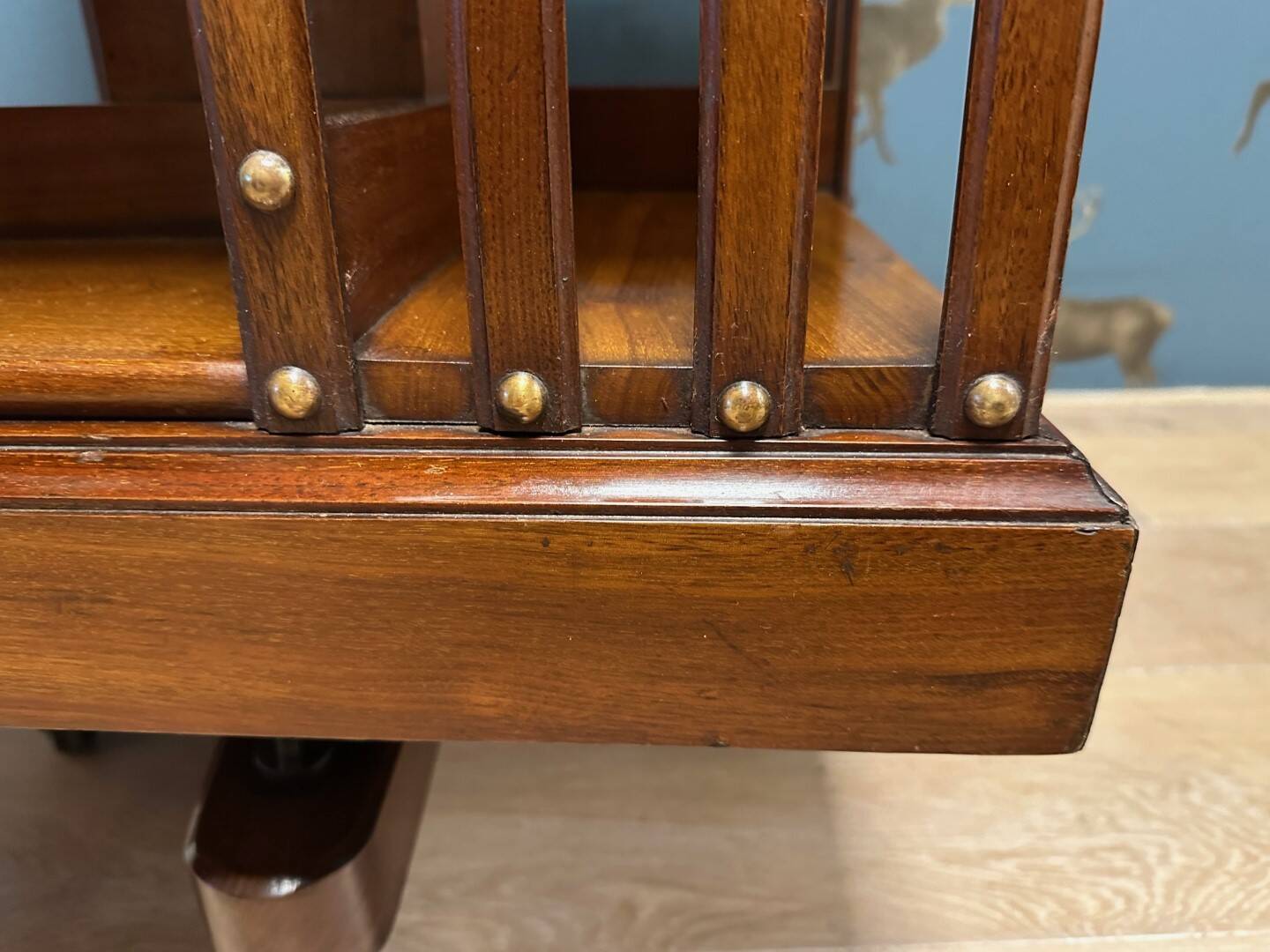 Antique revolving bookcase