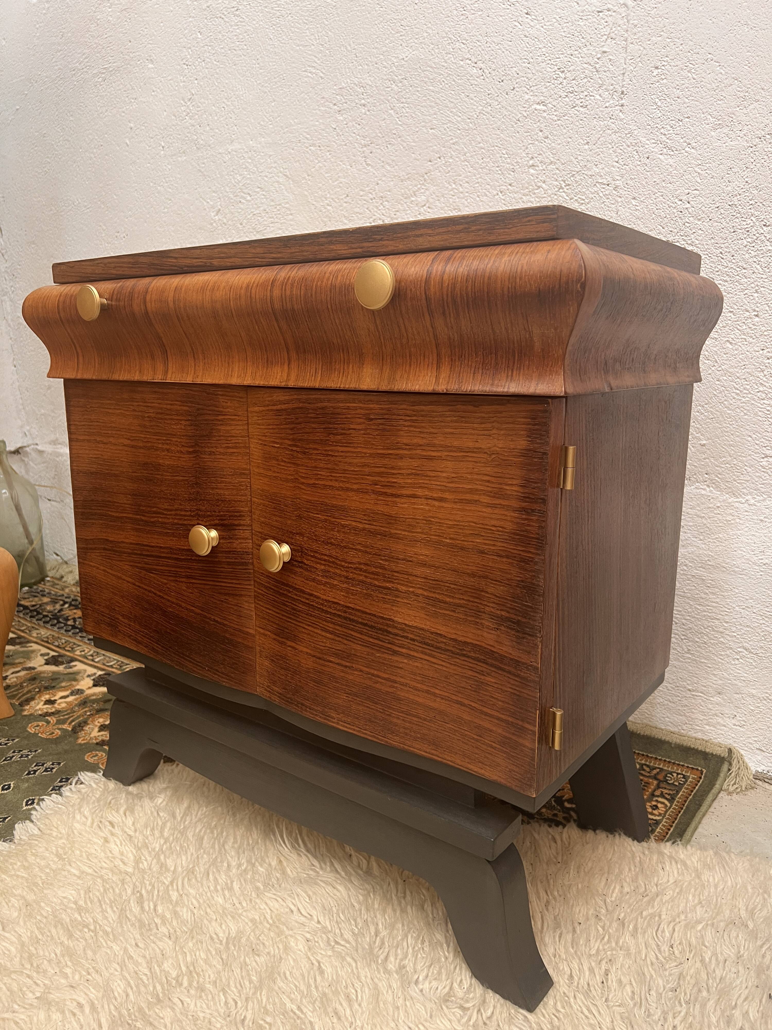 Art Deco side table - Rosewood, 1920s-1950s