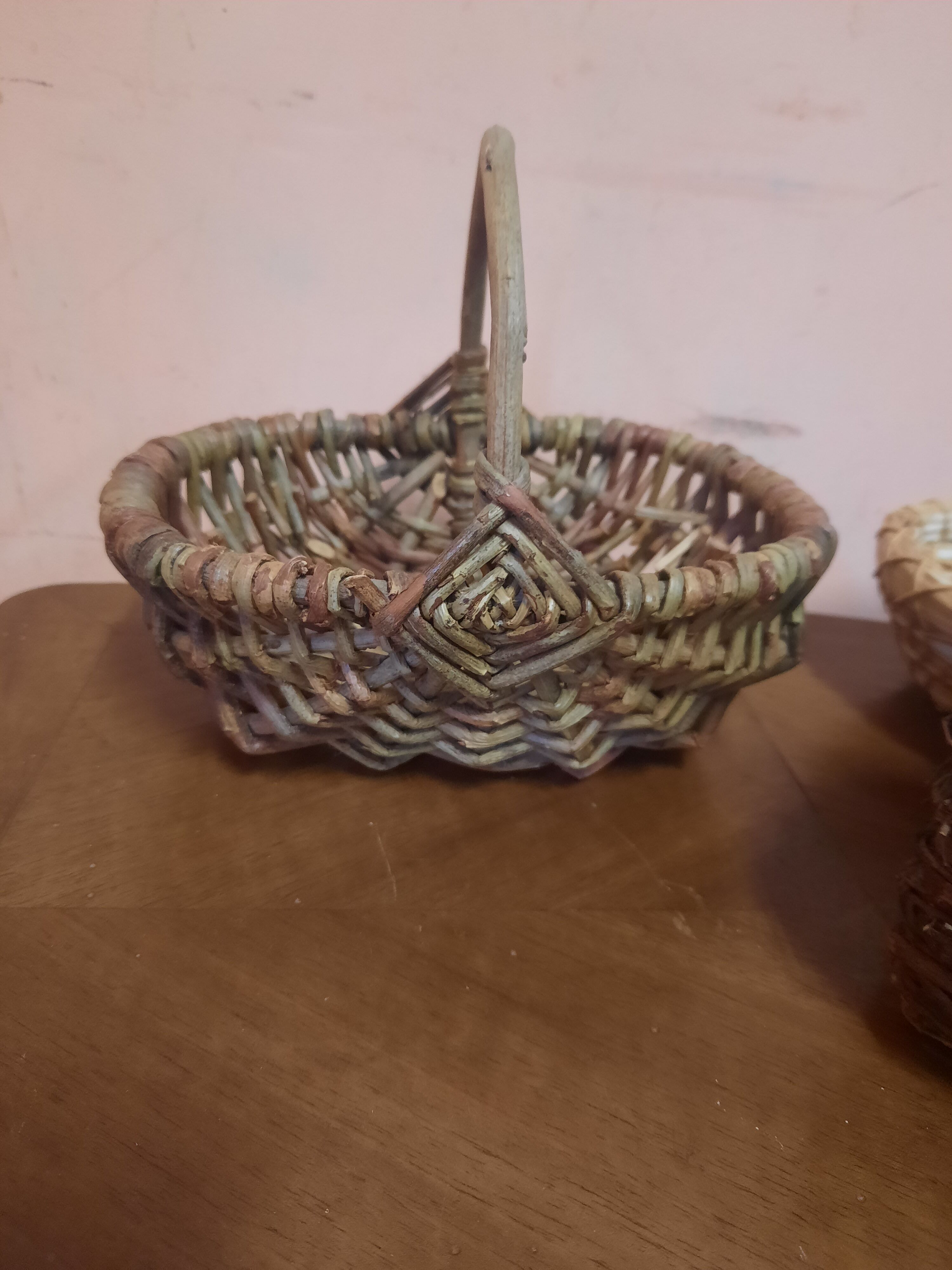 Trio of vintage baskets