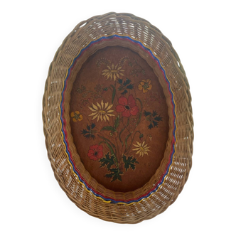 Old wicker basket