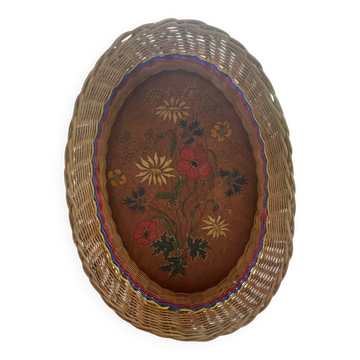 Old wicker basket