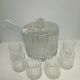 Crystal punch or cocktail service by Anna Hütte from the 1970s.