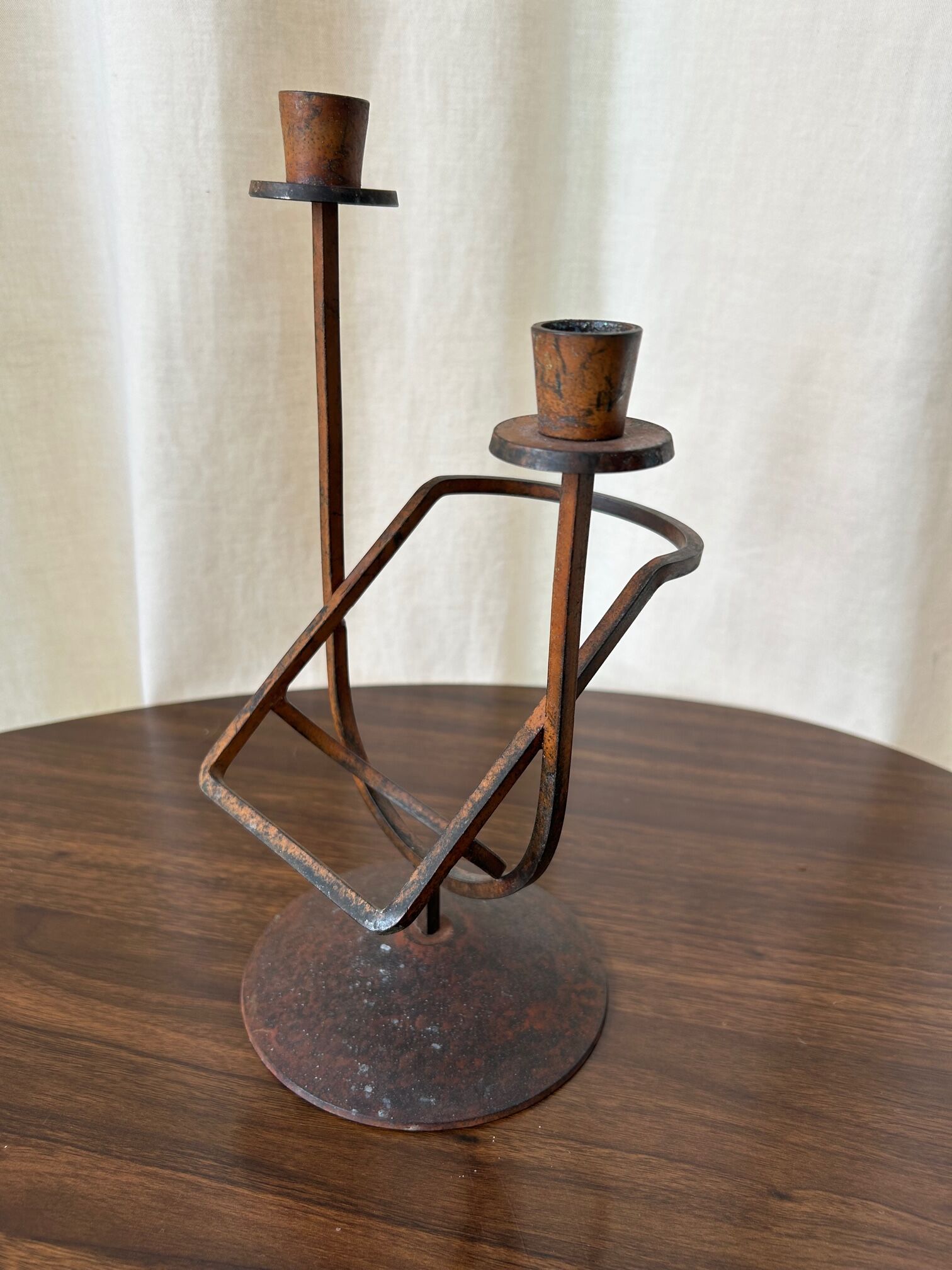 Brutalist candle holder