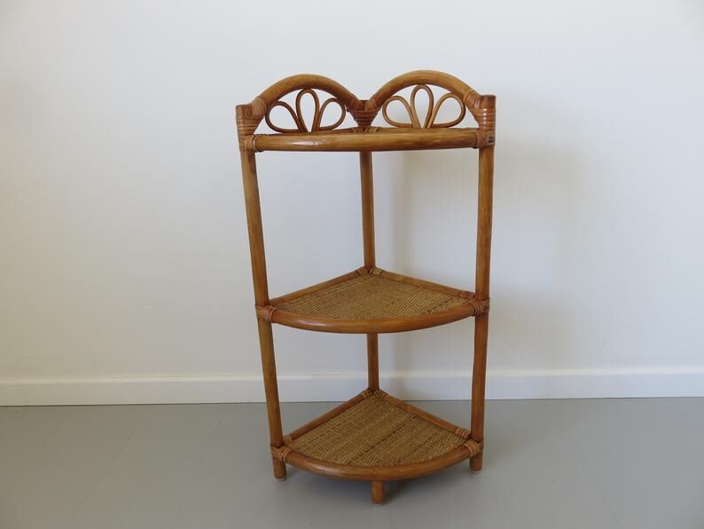 Bamboo rattan spread 60s 70s