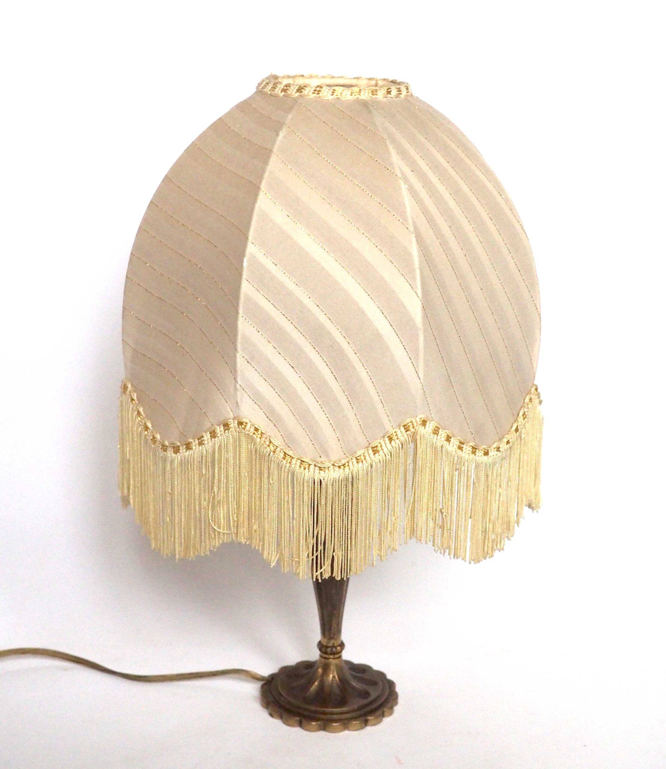 Pied de lampe bronze cannelé