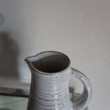 Enamelled sandstone pitcher Jeanne and Norbert Pierlot
