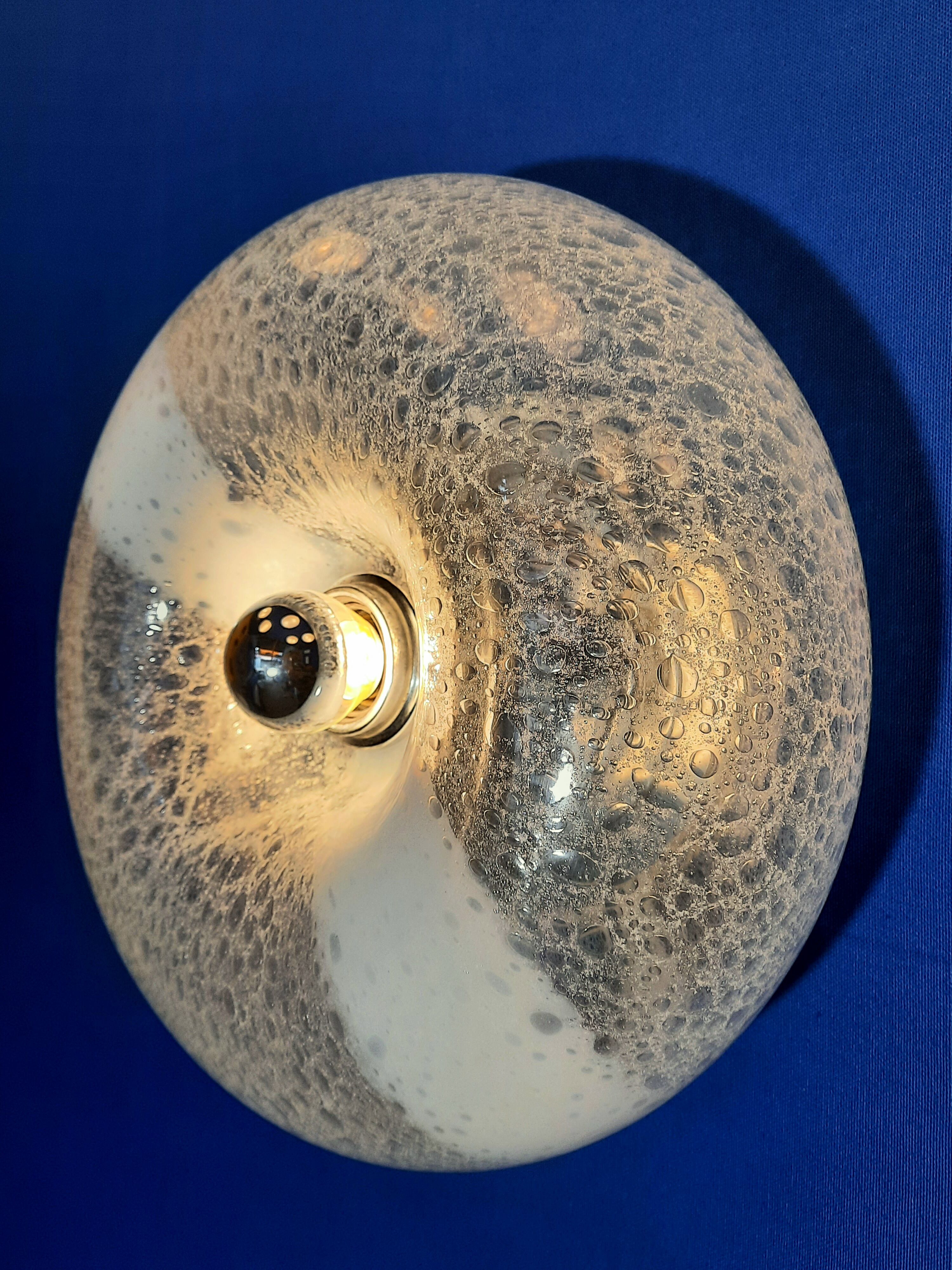 Wall lamp Pulegoso Circa 1970 murano glass