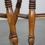 Ensemble de 4 chaises de salle à manger anglaises anciennes du milieu du 19e siècle