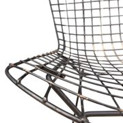Suite de 4 Chaises "Wire" — Harry Bertoia pour Knoll (Rilsan Noir)