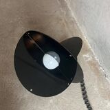 Black “Luna” lamp by Rinaldo Cutini