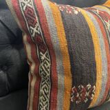 Hand woven vintage pillow cover