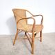 Fauteuil en rotin adulte vers 1960 osier