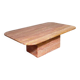70s orange-pink marble coffee table