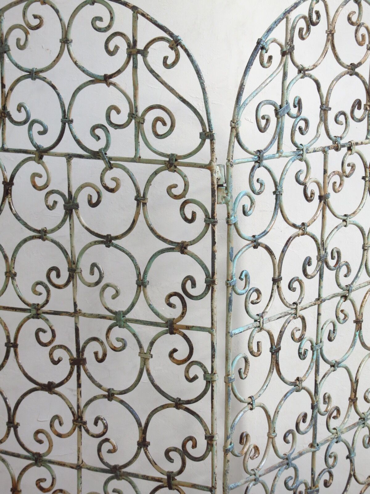 Wrought iron screen