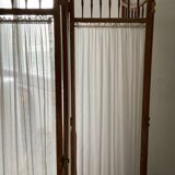 Vintage weathered wooden screen