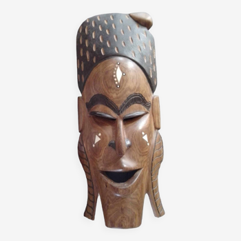Handcrafted African wall mask