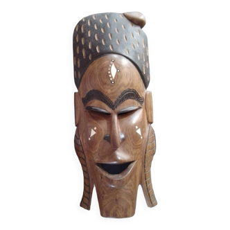 Handcrafted African wall mask