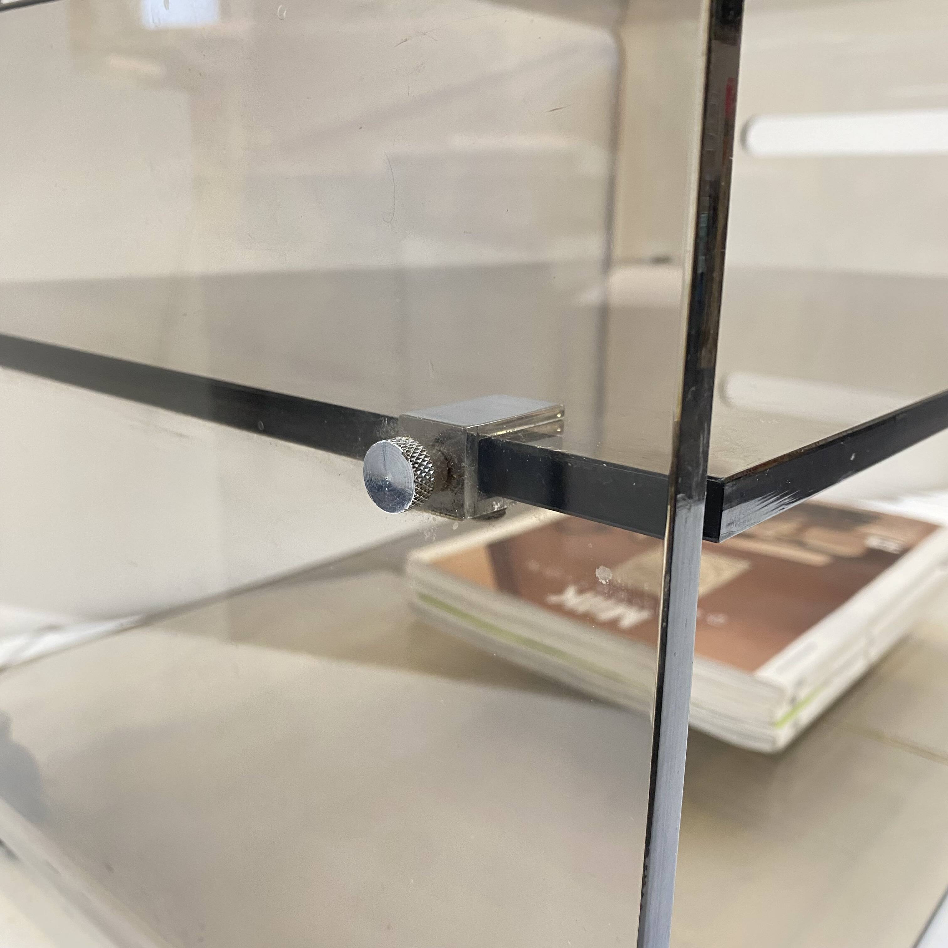 Roche Bobois smoked plexi coffee table