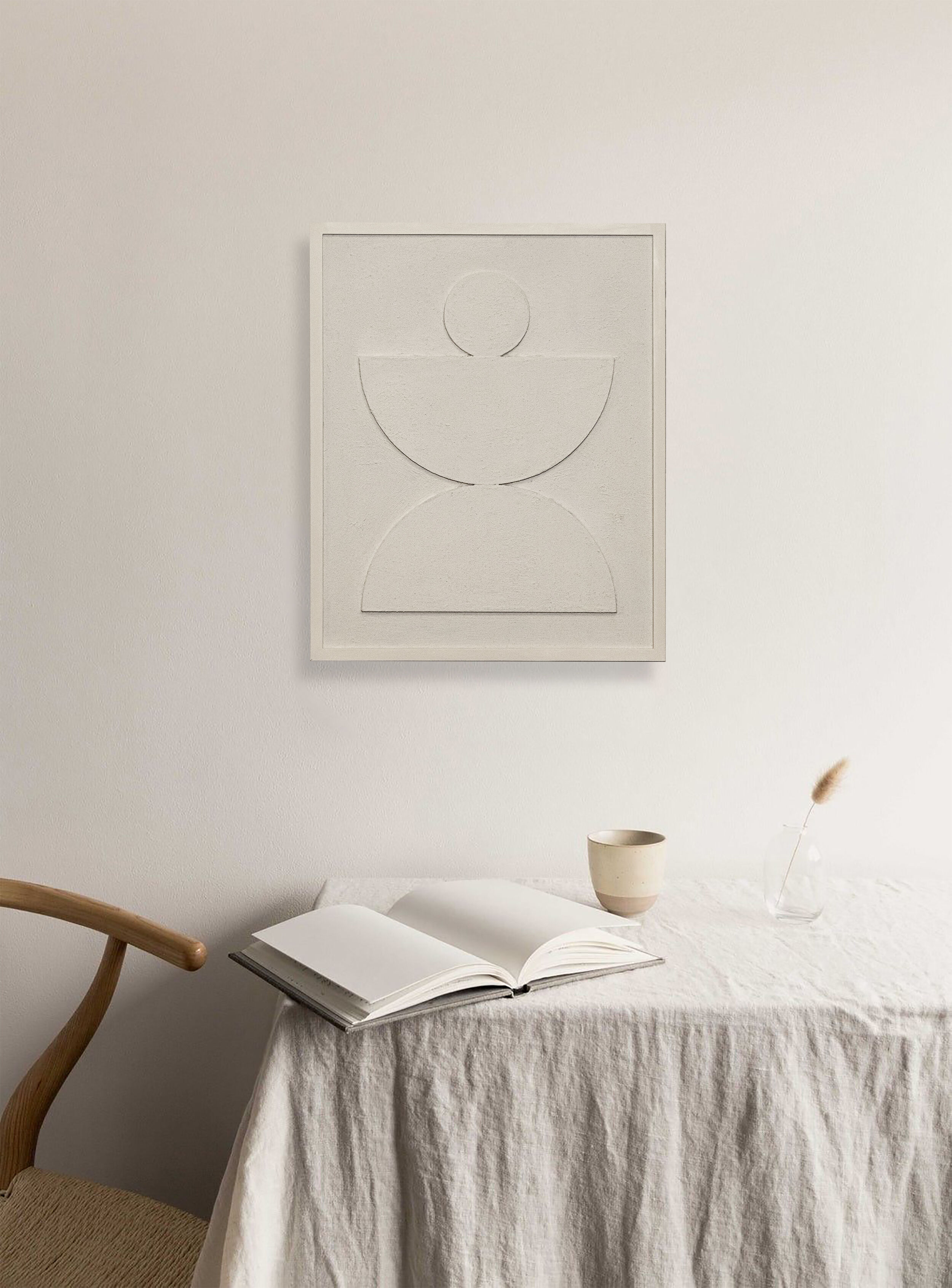 Minimalist relief table W01