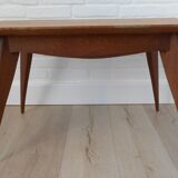 Coffee table with compass feet