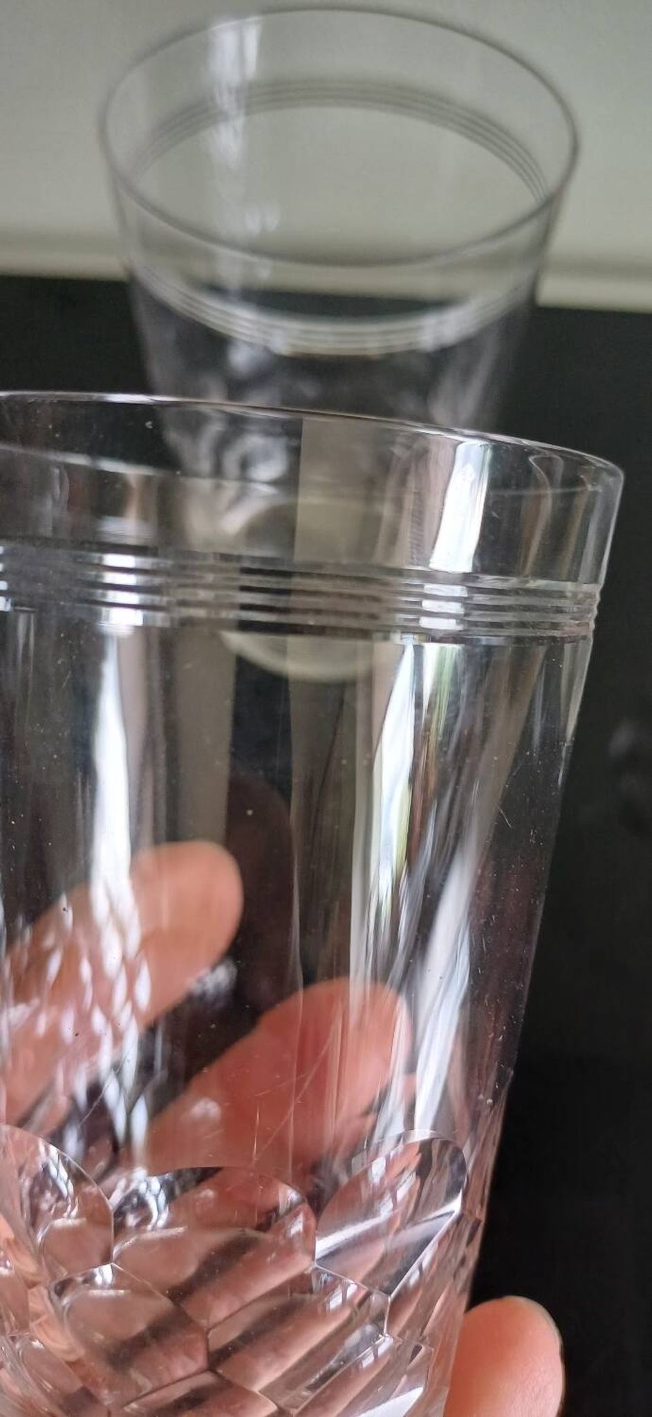 Verres cristal de Baccarat modèle Chauny