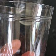 Verres cristal de Baccarat modèle Chauny