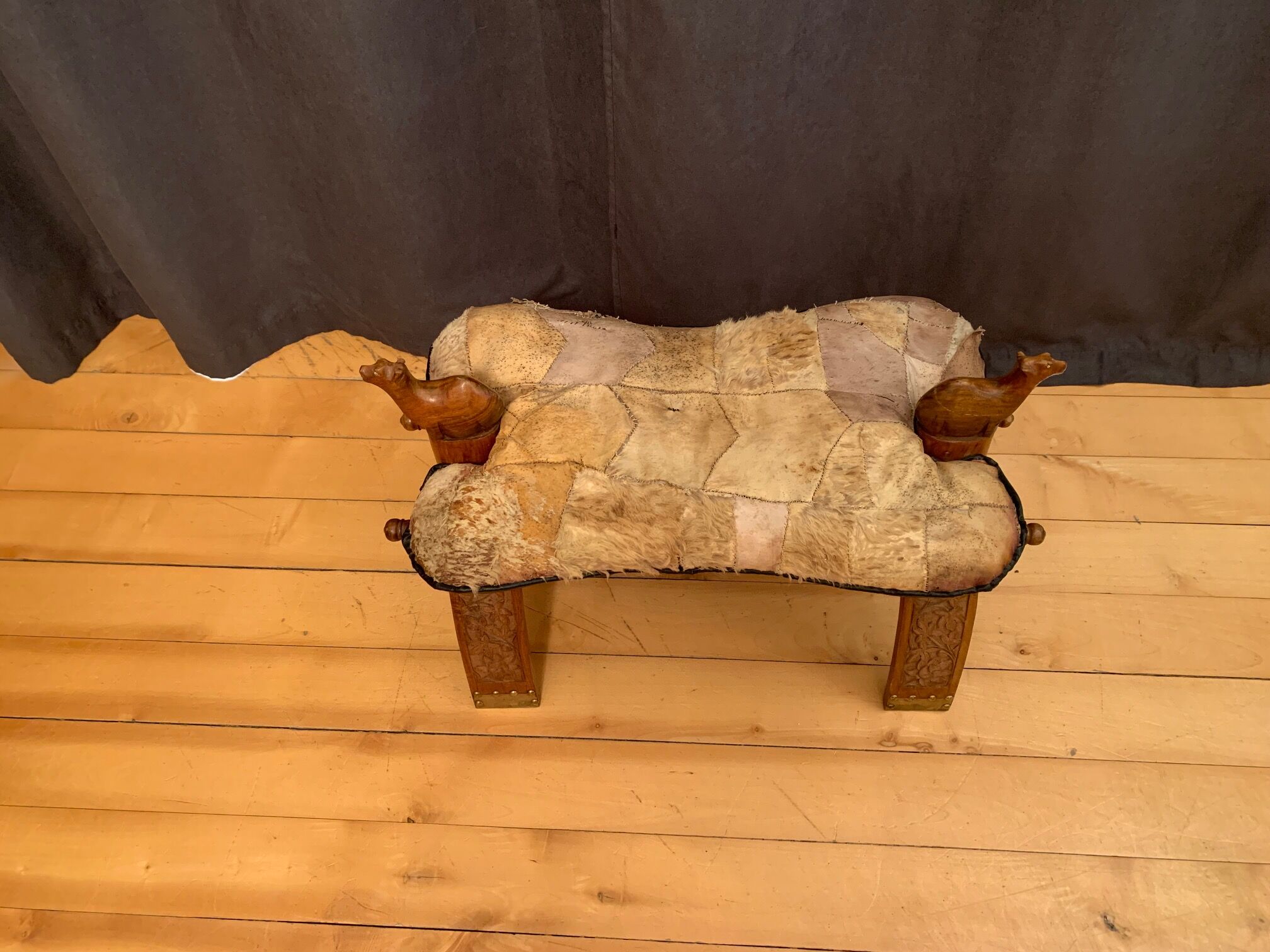 Camelskin Stool, 1960s