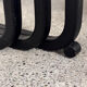 Rocking-chair viennois en bois courbé, cuir et cannage