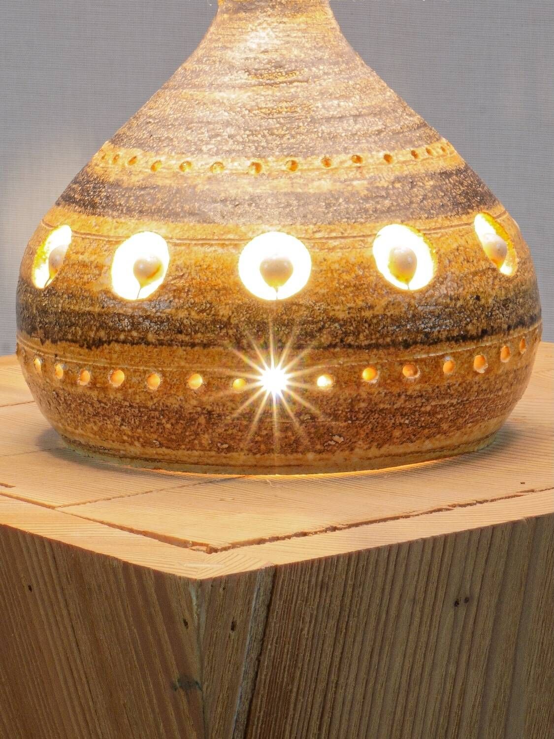 Georges PELLETIER - Vintage ceramic lamp, circa 1960