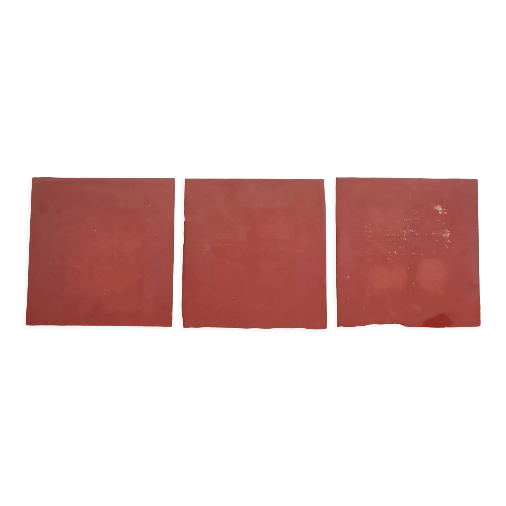 Trio de miroirs biseautés à poser