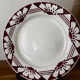 Lot de deux assiettes plates Magnolia St Amand