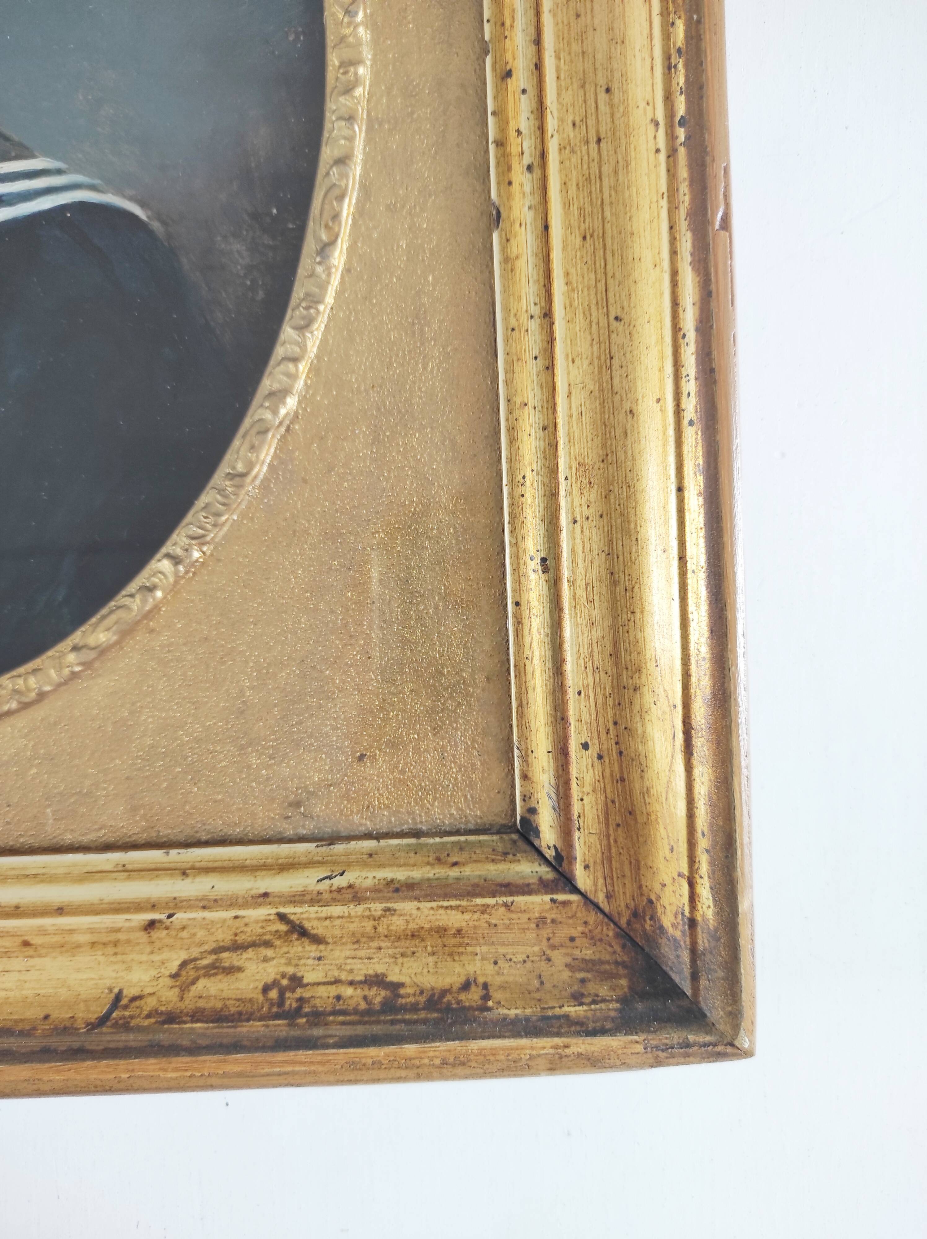 Portrait of a Sailor, 19th century, oil on cardboard