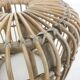 Round rattan stool