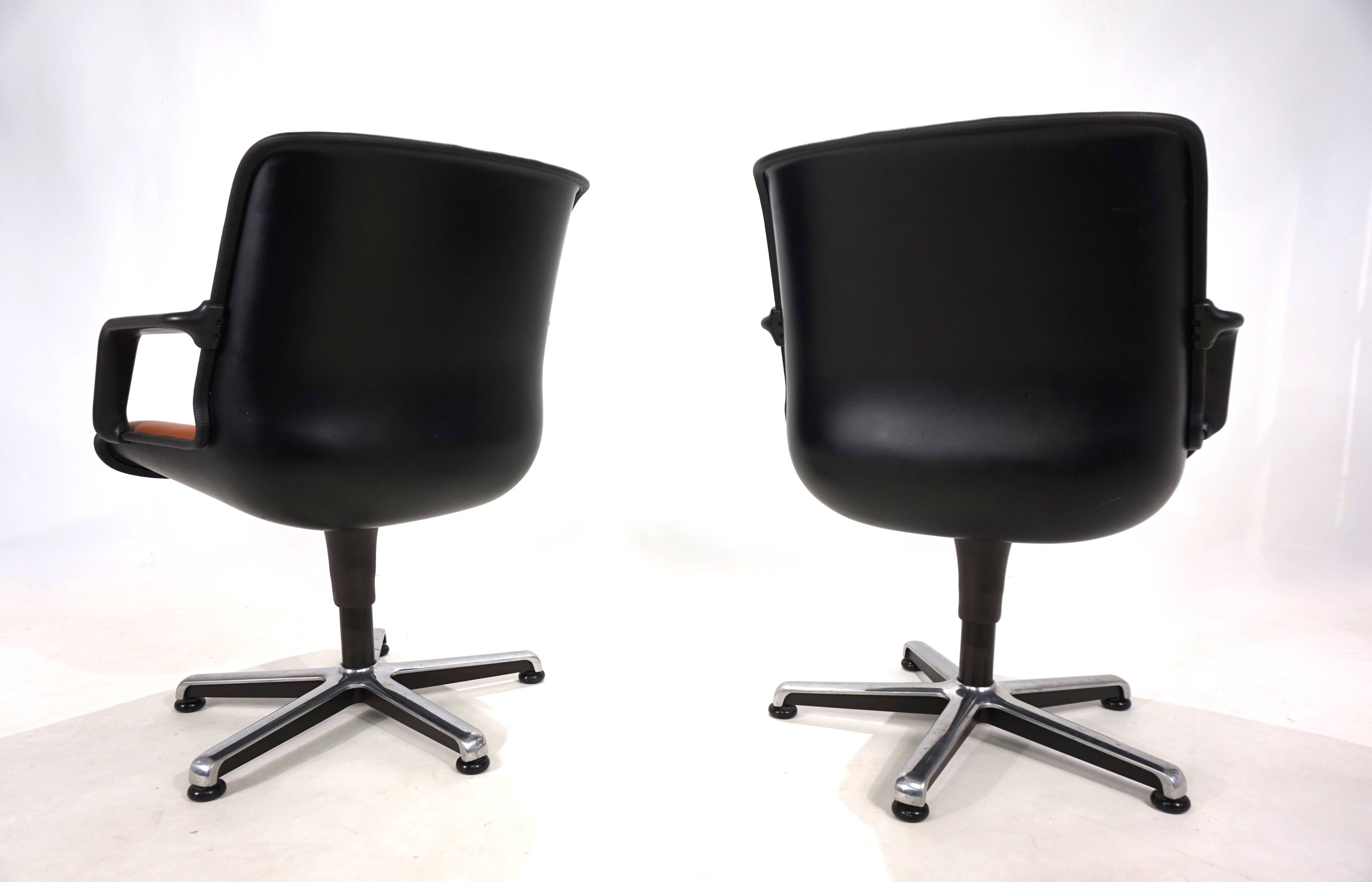 Set of two Fröscher office chairs by Burkhard Vogtherr, 1970
