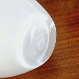White blown glass vase ikea