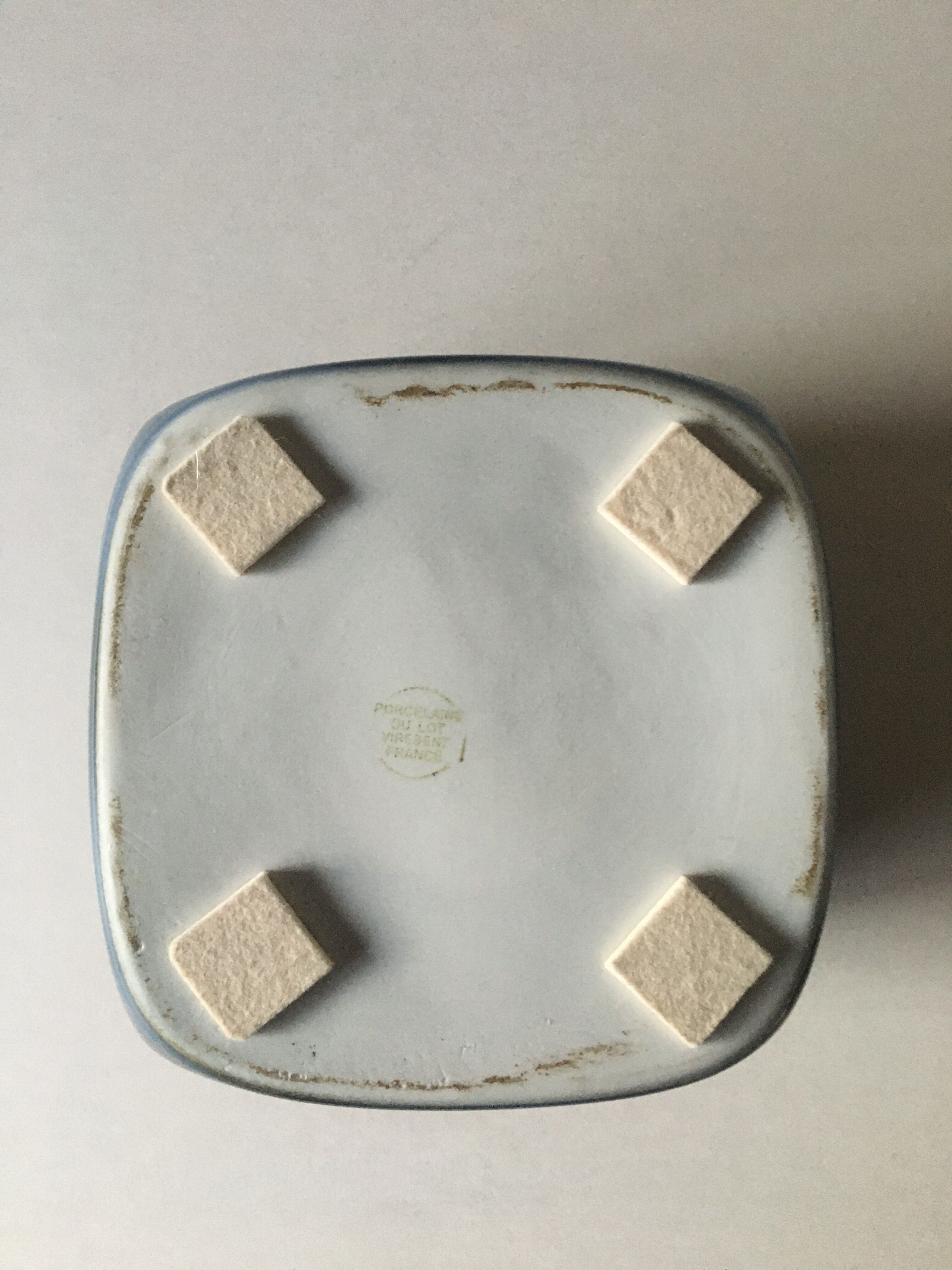 Vintage porcelain vase from the virebent factory