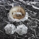 Wall lamp sputnik flowers, murano glass, italy, 1970