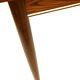 Extendable rosewood dining table made in the 1960s
