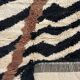Beni M'rirt Moroccan Rug 200x300 cm – Large Black & Ecru Berber Rug