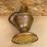 Ancien pichet gaor villedieu cuivre & anse laiton vintage