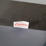 Cassina Maralunga leather sofa design Vico Magistretti