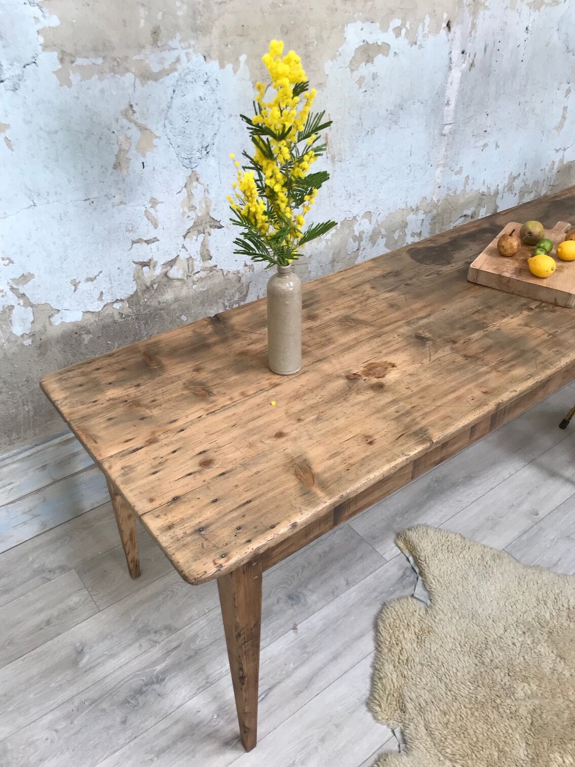 Table de ferme vintage