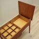 Teak sewing table, Danish design, 1960s, production: Denmark