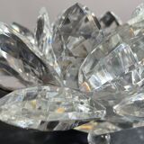 Crystal Flower Paperweight Sculpture