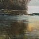 Fishing day, oil on canvas signed A. Parizy